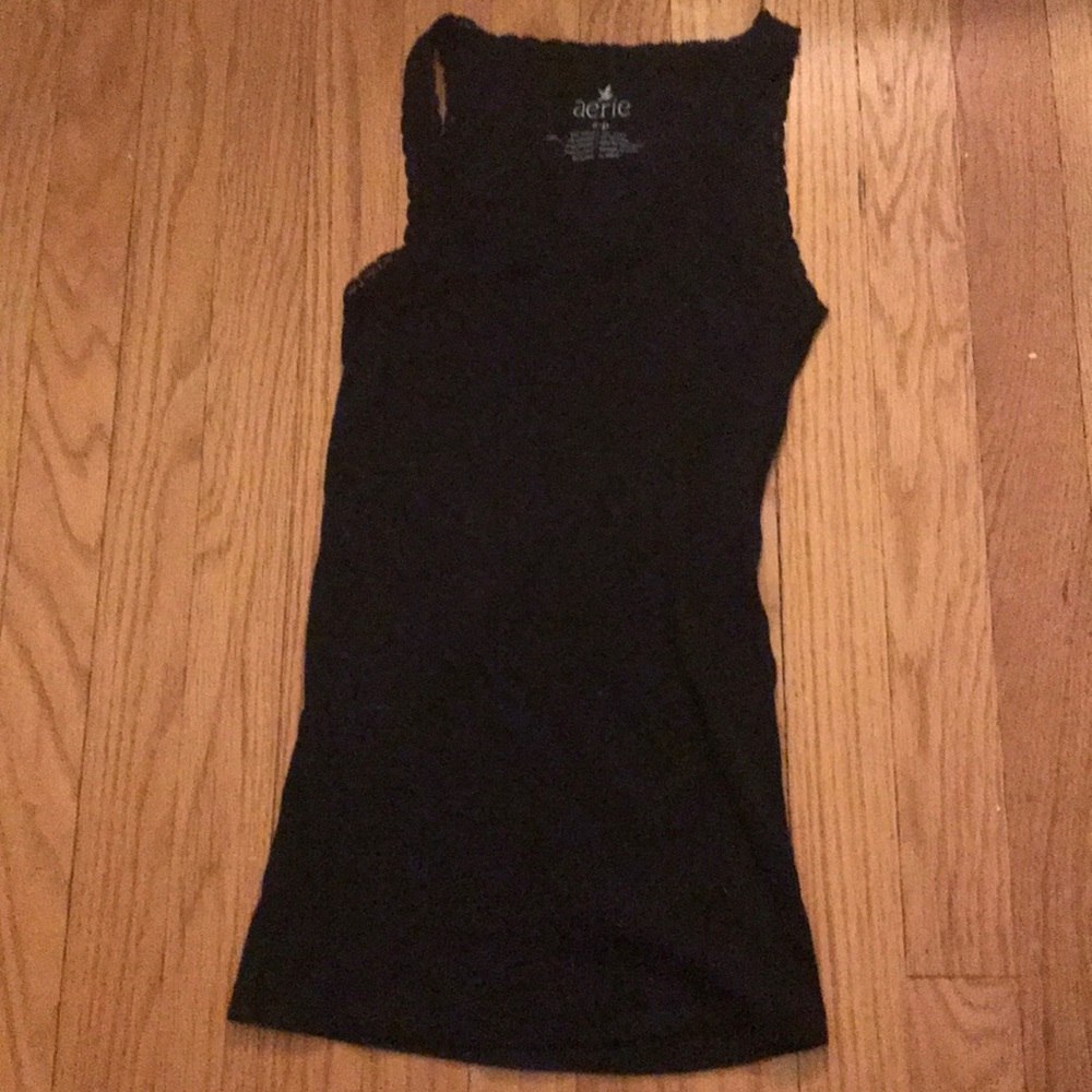 Black tank top